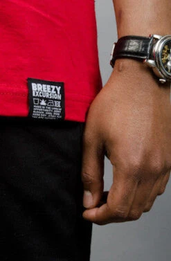 Breezy Excursion X Adapt :: Heart Of The City (Men's Cardinal/Gold Tee)(Breezy Excursion X Adapt Heart Of The City Mens Cardinal Gold Tee) -Adapt Shop Breezy Spring kazba 150