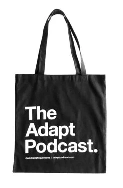 The Adapt Podcast. (Black Tote)(The Adapt Podcast Black Tote)