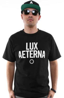 Lux Aeterna (Men's Black Tee)(Lux Aeterna Mens Black Tee)
