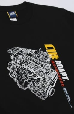 Alphanumeric X Adapt :: ATEC (Men's Black Tee)(Alphanumeric X Adapt Atec Mens Black Tee) -Adapt Shop Zoom1 012ee2dd 55b1 4f4a b716 f29212da9e47