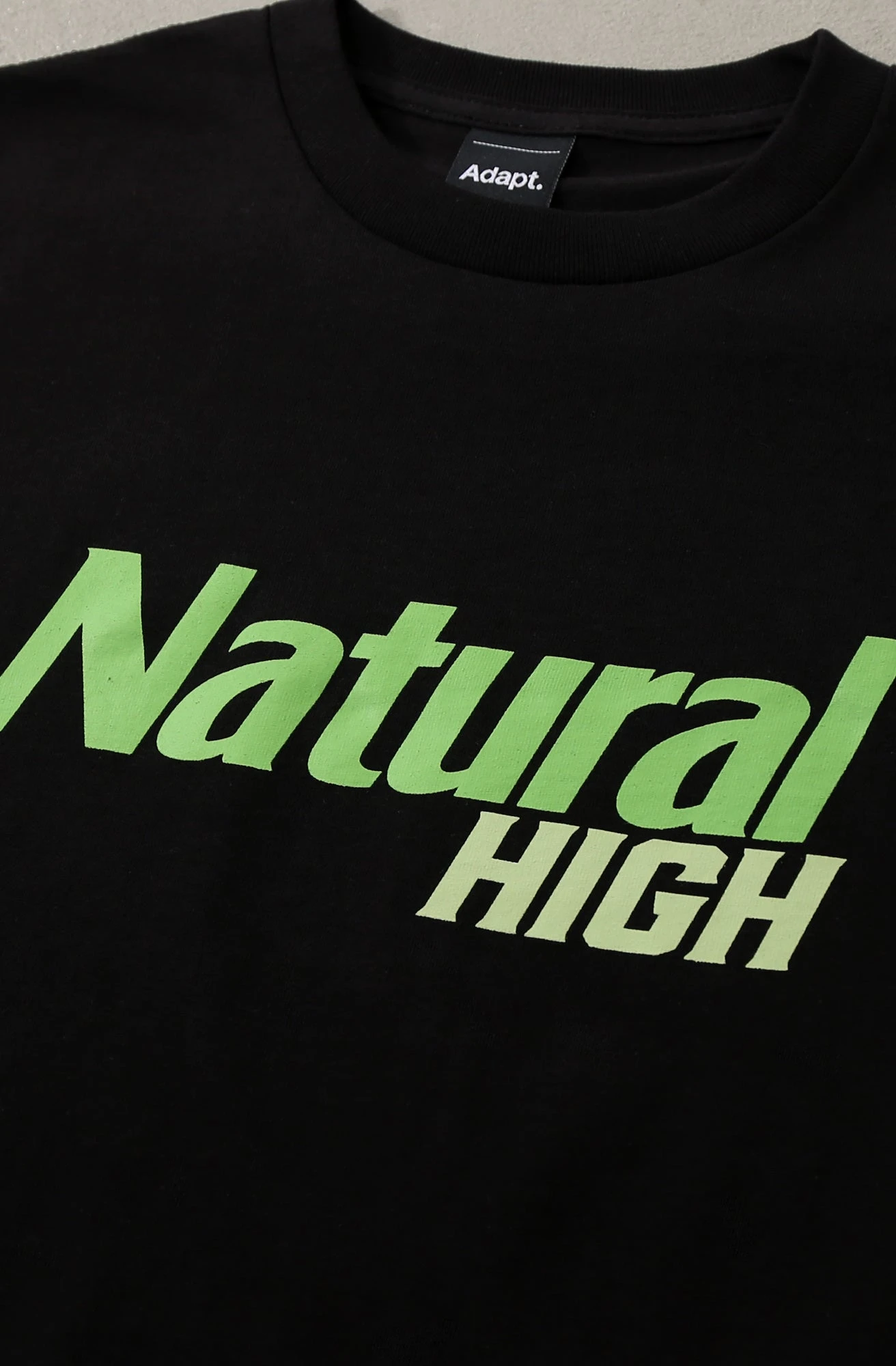 Natural High (Men's Black/Green Tee)(Natural High Mens Black Green Tee 1) 5 Natural High (Men's Black/Green Tee)(Natural High Mens Black Green Tee 1) - Image 3