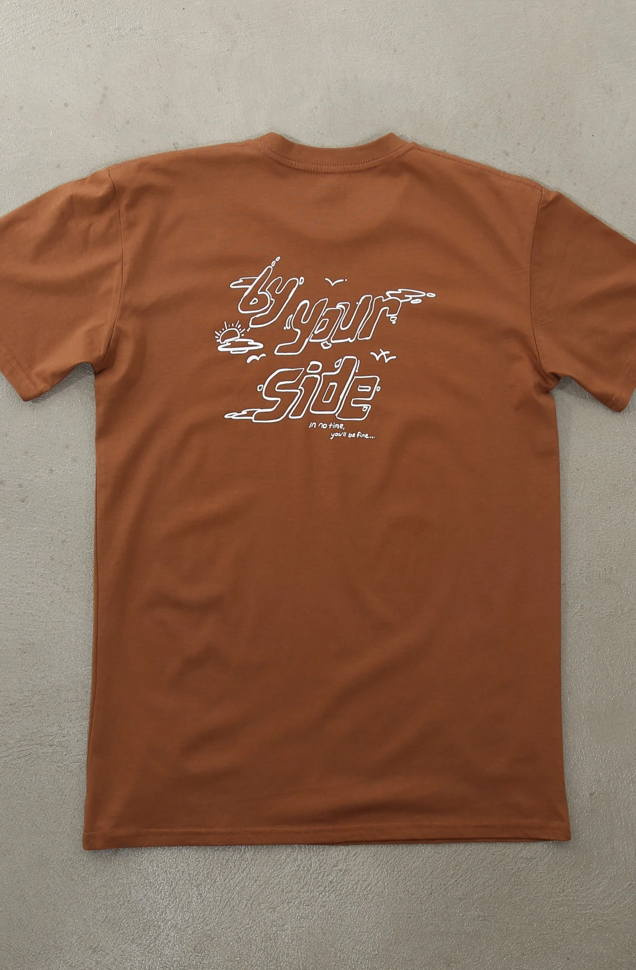 By Your Side (Men's Cocoa A1 Tee)(By Your Side Mens Cocoa A1 Tee) 4 By Your Side (Men's Cocoa A1 Tee)(By Your Side Mens Cocoa A1 Tee) - Image 2