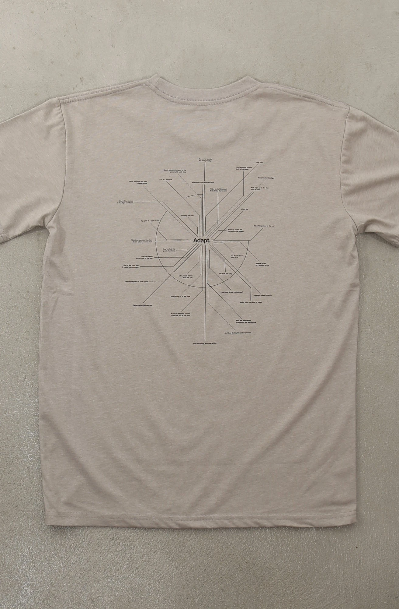 Soundwave (Men's Heathered Sand A1 Tee)(Soundwave Mens Light Grey A1 Tee) 4 Soundwave (Men's Heathered Sand A1 Tee)(Soundwave Mens Light Grey A1 Tee) - Image 2