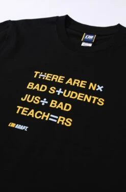 Alphanumeric X Adapt :: Bad Teachers (Men's Black Tee)(Alphanumeric X Adapt Bad Teachers Mens Black Tee) -Adapt Shop Zoom1 a9010af5 7937 440d b70a 02eb718c4378