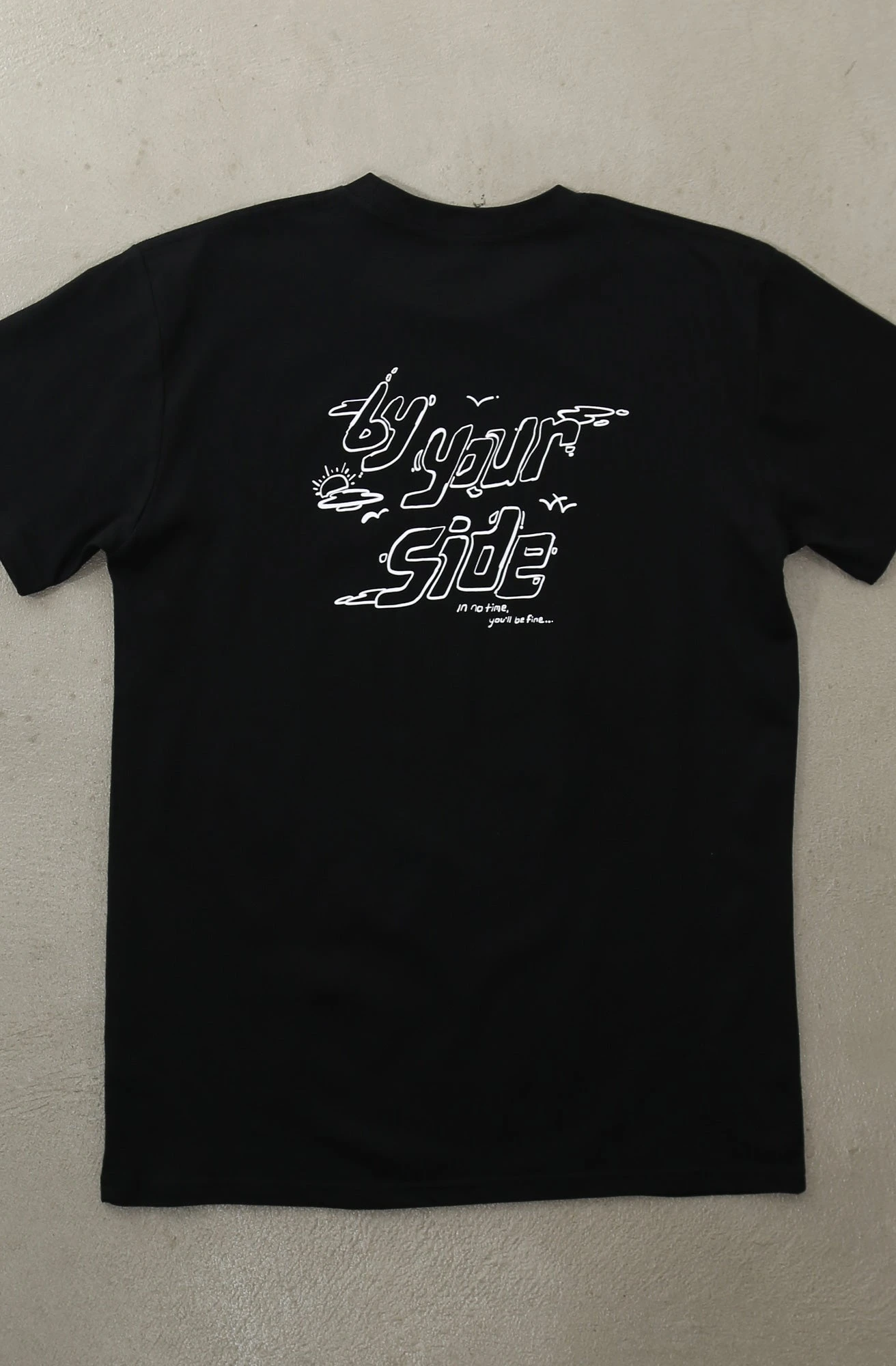 By Your Side (Men's Black A1 Tee)(By Your Side Mens Black A1 Tee) 4 By Your Side (Men's Black A1 Tee)(By Your Side Mens Black A1 Tee) - Image 2