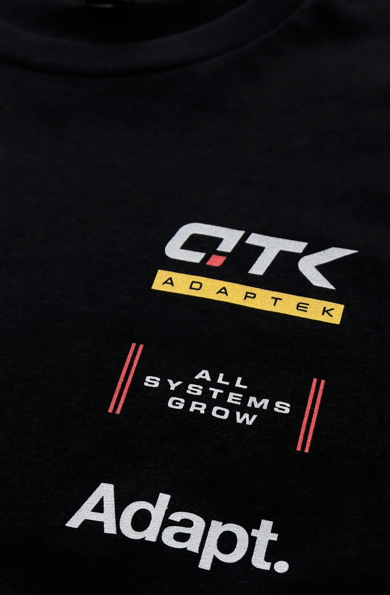 Adaptek (Men's Black A1 Tee)(Adaptek Mens Black A1 Tee) 5 Adaptek (Men's Black A1 Tee)(Adaptek Mens Black A1 Tee) - Image 3