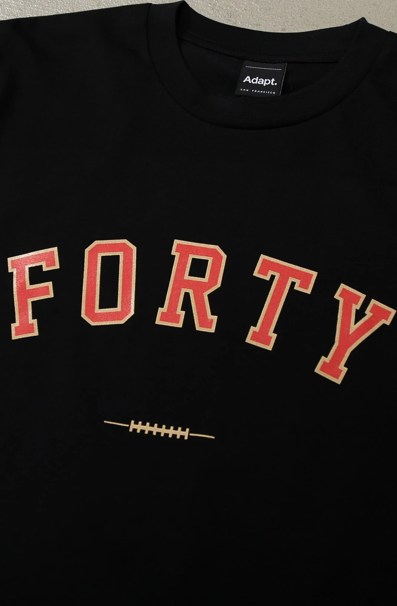 E-40 X Adapt :: Forty (Men's Black Tee)(E 40 X Adapt Forty Mens Black Tee) 4 E-40 X Adapt :: Forty (Men's Black Tee)(E 40 X Adapt Forty Mens Black Tee) - Image 3
