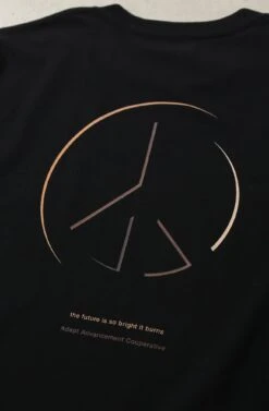 Peace Eclipse (Men's Black A1 Tee)(Peace Eclipse Mens Black A1 Tee1) -Adapt Shop Zoom2 48bf692a 6dcf 4c51 86f5 f99e79d65b02