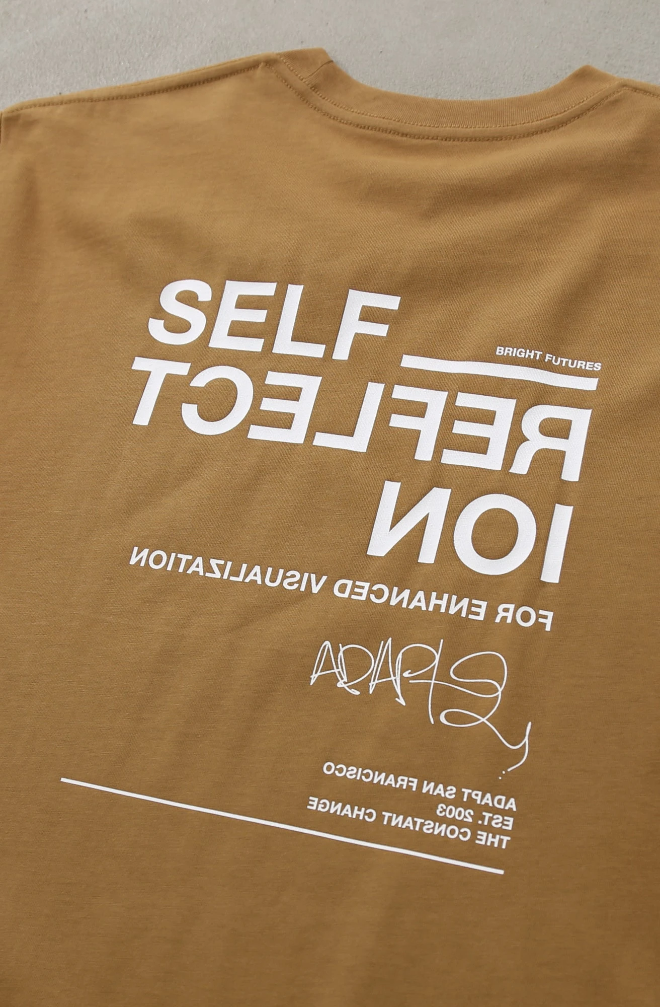 Self Reflect (Men's Camel A1 Tee)(Self Reflect Mens Camel A1 Tee 1) 5 Self Reflect (Men's Camel A1 Tee)(Self Reflect Mens Camel A1 Tee 1) - Image 3