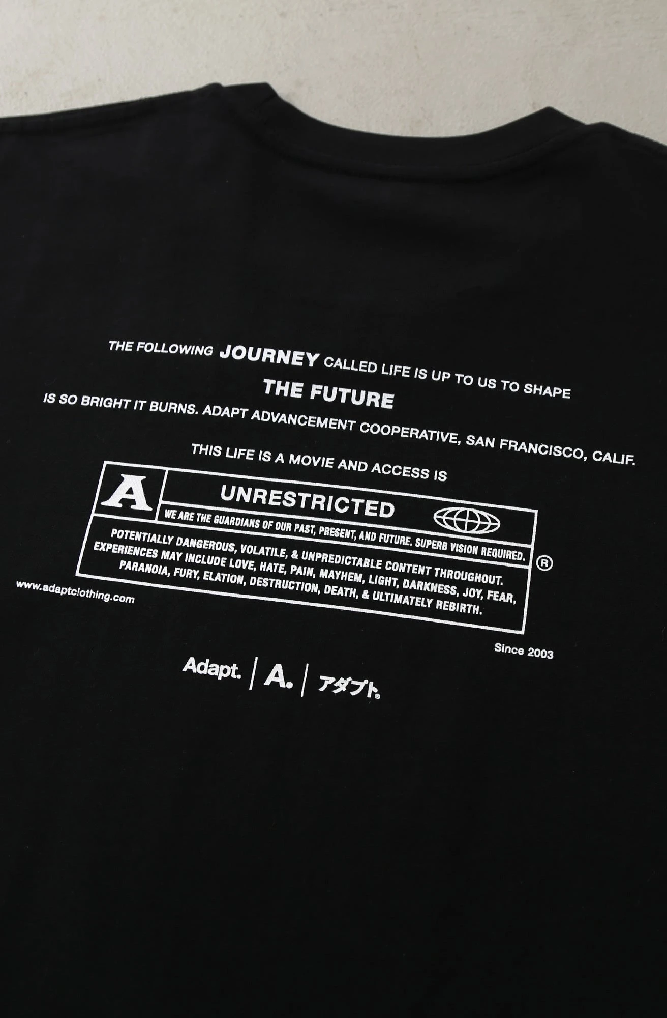 Unrestricted (Men's Black A1 Tee)(Unrestricted Mens Black A1 Tee 1) 5 Unrestricted (Men's Black A1 Tee)(Unrestricted Mens Black A1 Tee 1) - Image 3