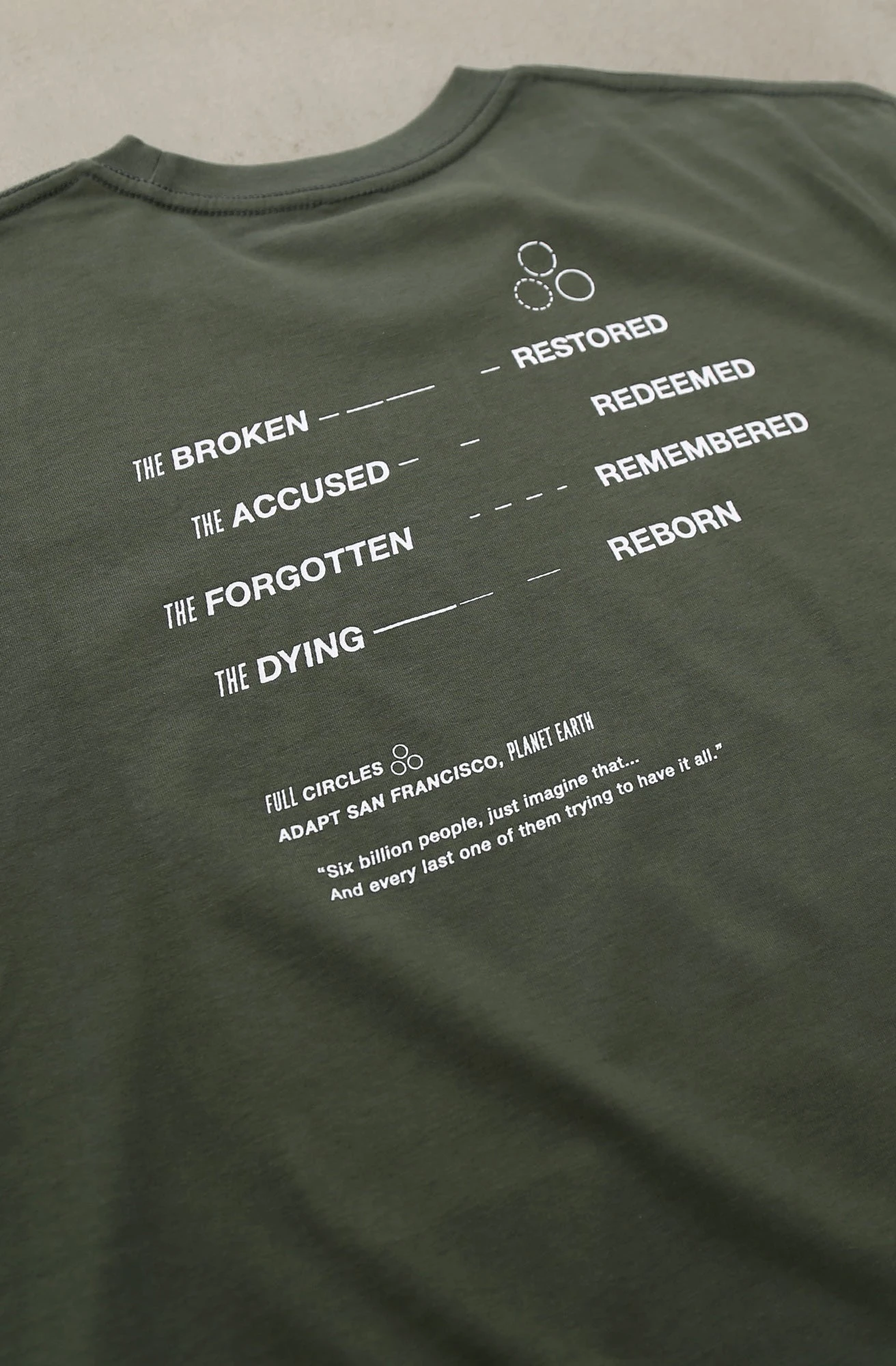 Full Circles (Men's Cypress A1 Tee)(Full Circles Mens Black A1 Tee) 5 Full Circles (Men's Cypress A1 Tee)(Full Circles Mens Black A1 Tee) - Image 3