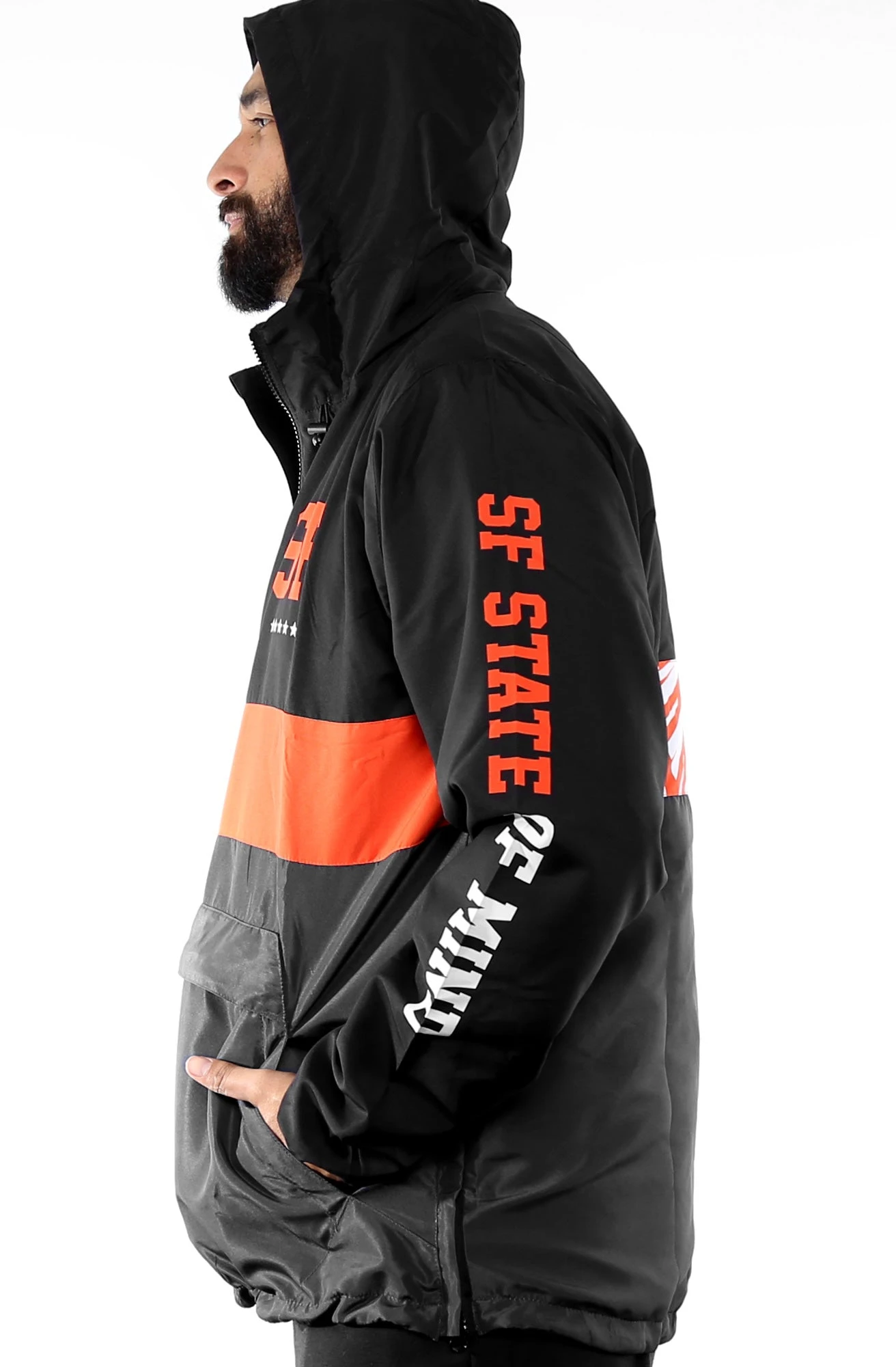 SAVS X Adapt :: State Of Mind (Men's Black/Slate Anorak Jacket)(Savs X Adapt State Of Mind Mens Black Slate Anorak Jacket) 5 SAVS X Adapt :: State Of Mind (Men's Black/Slate Anorak Jacket)(Savs X Adapt State Of Mind Mens Black Slate Anorak Jacket) - Image 3