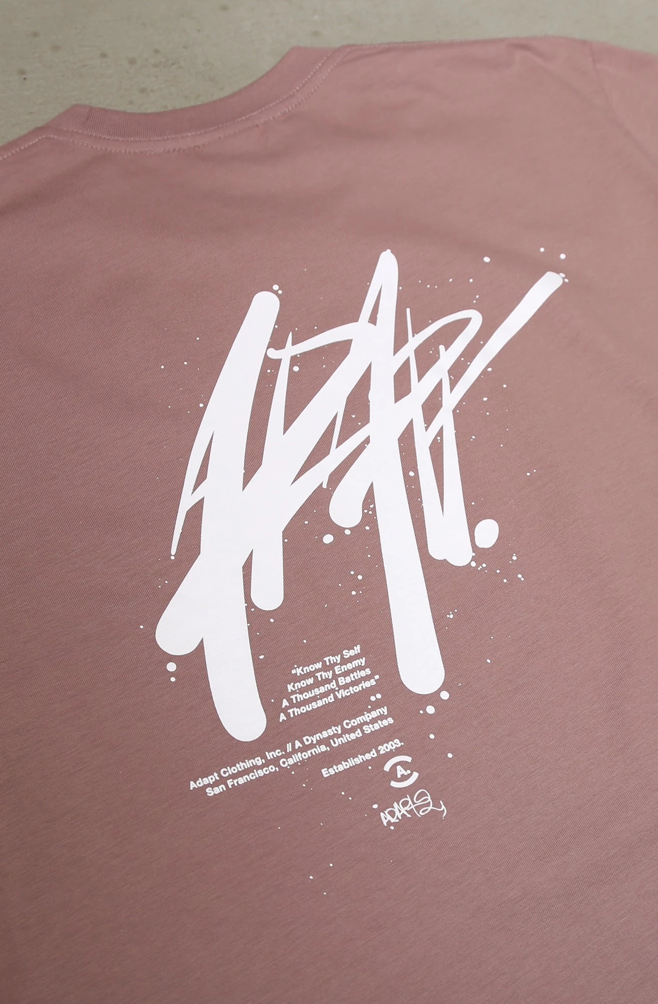 TZU (Men's Hazy Pink Tee)(Tzu Mens Hazy Pink Tee) 5 TZU (Men's Hazy Pink Tee)(Tzu Mens Hazy Pink Tee) - Image 3