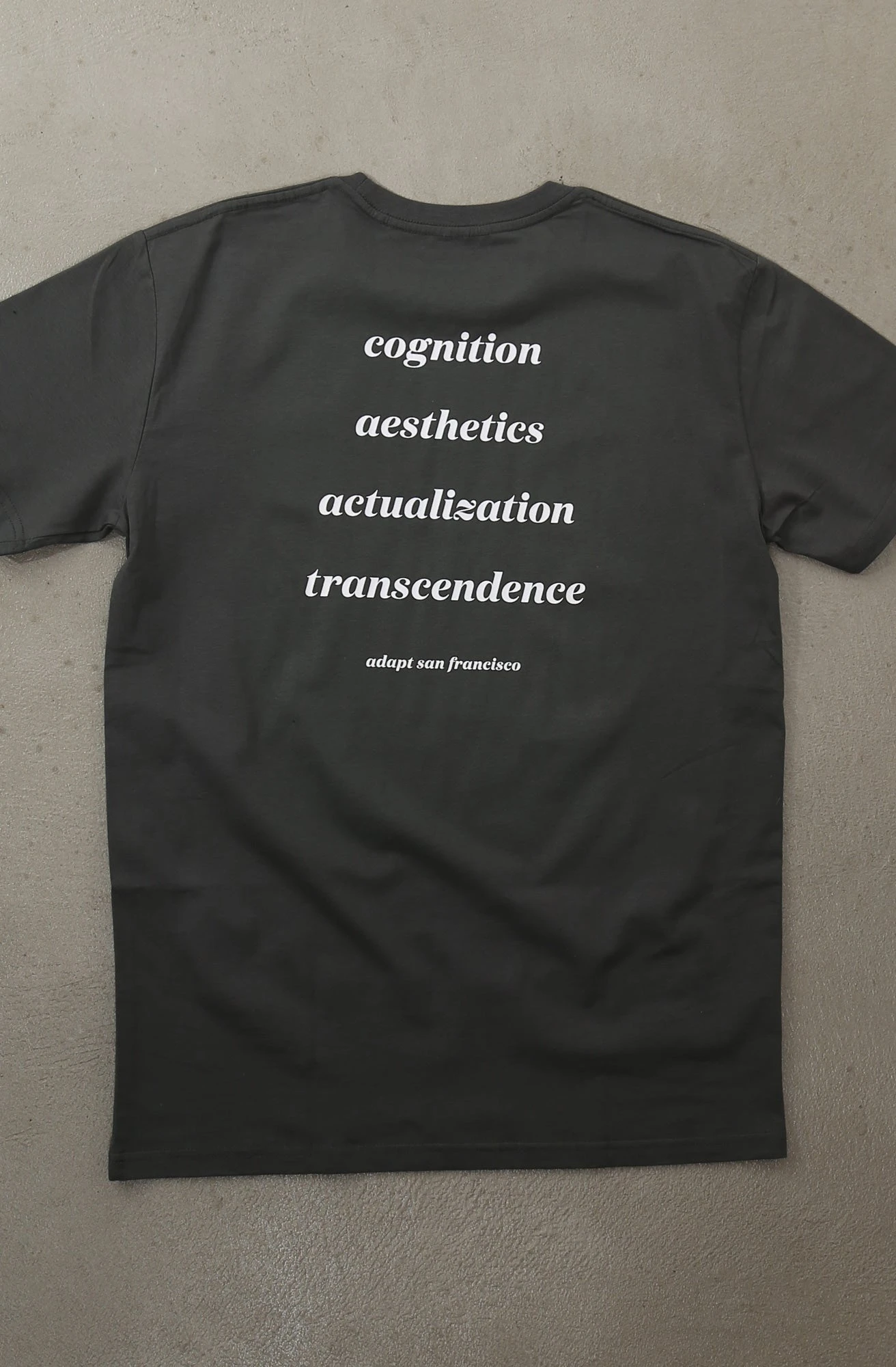 Self Actualize (Men's Charcoal A1 Tee)(Self Actualize Mens Charcoal A1 Tee 1) 4 Self Actualize (Men's Charcoal A1 Tee)(Self Actualize Mens Charcoal A1 Tee 1) - Image 2