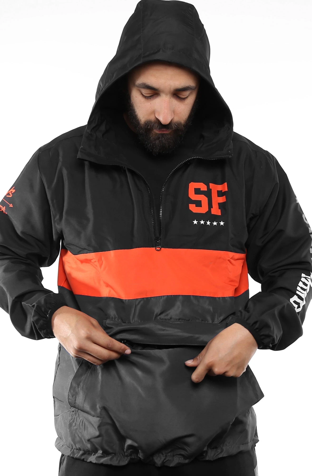 SAVS X Adapt :: State Of Mind (Men's Black/Slate Anorak Jacket)(Savs X Adapt State Of Mind Mens Black Slate Anorak Jacket) 7 SAVS X Adapt :: State Of Mind (Men's Black/Slate Anorak Jacket)(Savs X Adapt State Of Mind Mens Black Slate Anorak Jacket) - Image 5