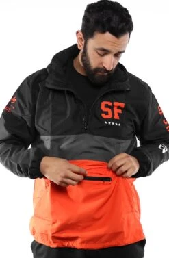 SAVS X Adapt :: State Of Mind (Men's Black/Orange Anorak Jacket)(Savs X Adapt State Of Mind Mens Black Orange Anorak Jacket) -Adapt Shop Zoom4 6b4b9d3e 3c28 401a 9f3b 16d362ac297b