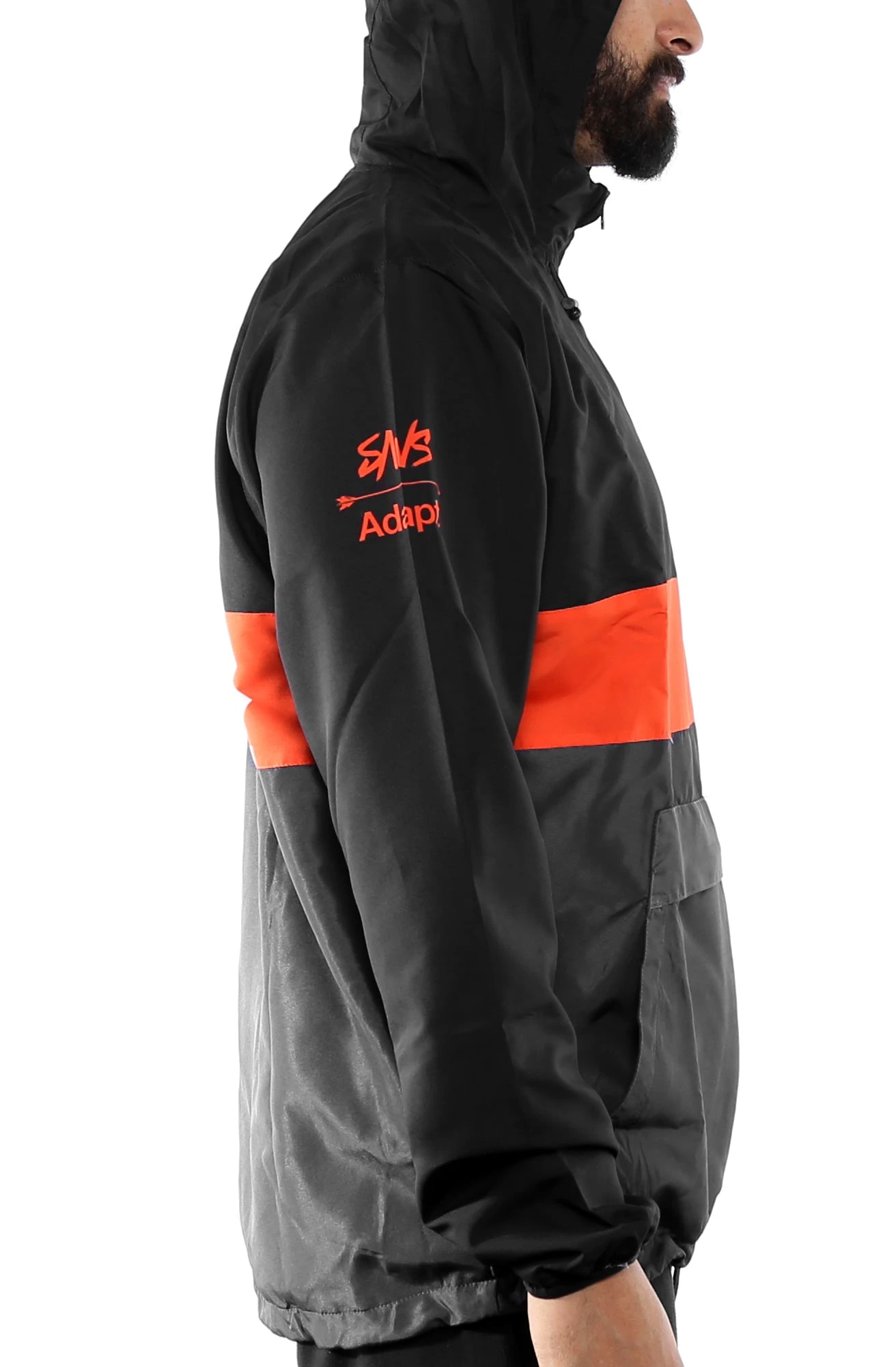 SAVS X Adapt :: State Of Mind (Men's Black/Slate Anorak Jacket)(Savs X Adapt State Of Mind Mens Black Slate Anorak Jacket) 6 SAVS X Adapt :: State Of Mind (Men's Black/Slate Anorak Jacket)(Savs X Adapt State Of Mind Mens Black Slate Anorak Jacket) - Image 4