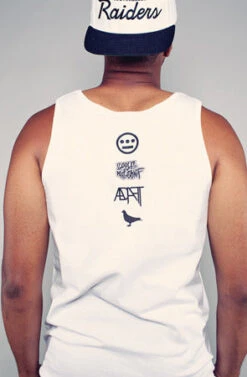 Hieroglyphics X Adapt :: 93 'til (Men's White Tank)(Hieroglyphics X Adapt 93 Til Mens White Tank) -Adapt Shop Zoom733476