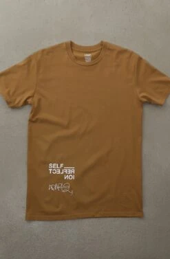 Self Reflect (Men's Camel A1 Tee)(Self Reflect Mens Camel A1 Tee 1)