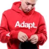 CTA (Men's Red/White Hoody)(Cta Mens Red White Hoody) -Adapt Shop Zoom 07d3ba8e ee00 4134 9a12 873e578935c6