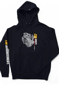 Alphanumeric X Adapt :: ATEC (Men's Dark Navy Hoody)(Alphanumeric X Adapt Atec Mens Navy Hoody)