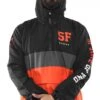 SAVS X Adapt :: State Of Mind (Men's Black/Orange Anorak Jacket)(Savs X Adapt State Of Mind Mens Black Orange Anorak Jacket)