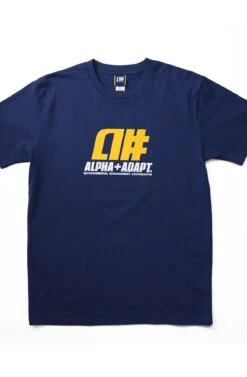 Alphanumeric X Adapt :: RAE II (Men's Cobalt Tee)(Alphanumeric X Adapt Rae Ii Mens Cobalt Tee)