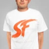 ES EF :: Champion Edition (Men's White/Orange Tee)(Es Ef Champion Edition Mens White Tee) -Adapt Shop Zoom 1099474