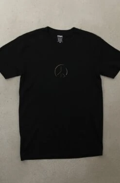 Peace Eclipse (Men's Black A1 Tee)(Peace Eclipse Mens Black A1 Tee1)