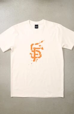 SF Ether (Men's Natural/Orange Tee)(Sf Ether Mens Ecru Orange Tee)