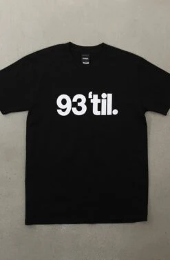 Souls Of Mischief X Adapt :: 93 'til (Men's Black Tee)(Souls Of Mischief X Adapt 93 Til Mens Black Tee)