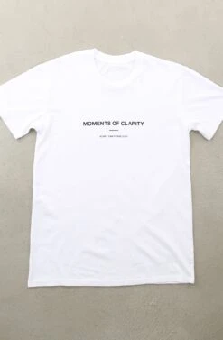 Moments Of Clarity (Men's White A1 Tee)(Moments Of Clarity Mens White A1 Tee)