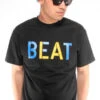 Beat LA (Men's Black/Royal Tee)(Beat La Mens Black Royal Tee) -Adapt Shop Zoom 3477093