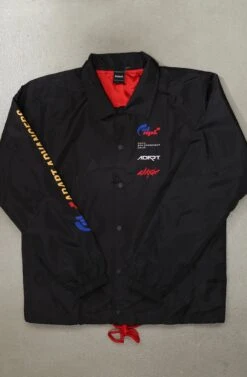 Simulators (Men's Black Coach Jacket)(Simulators Mens Black Coach Jacket)