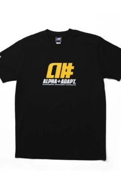 Alphanumeric X Adapt :: RAE II (Men's Black Tee)(Alphanumeric X Adapt Rae Ii Mens Black Tee)