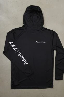 ADVANCE Kineda (Men's Black Hooded Shirt)(Advance Kineda Mens Black Hooded Shirt)