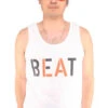 Beat LA (Men's White/Orange Tank)(Beat La Mens White Orange Tank) -Adapt Shop Zoom 5057711