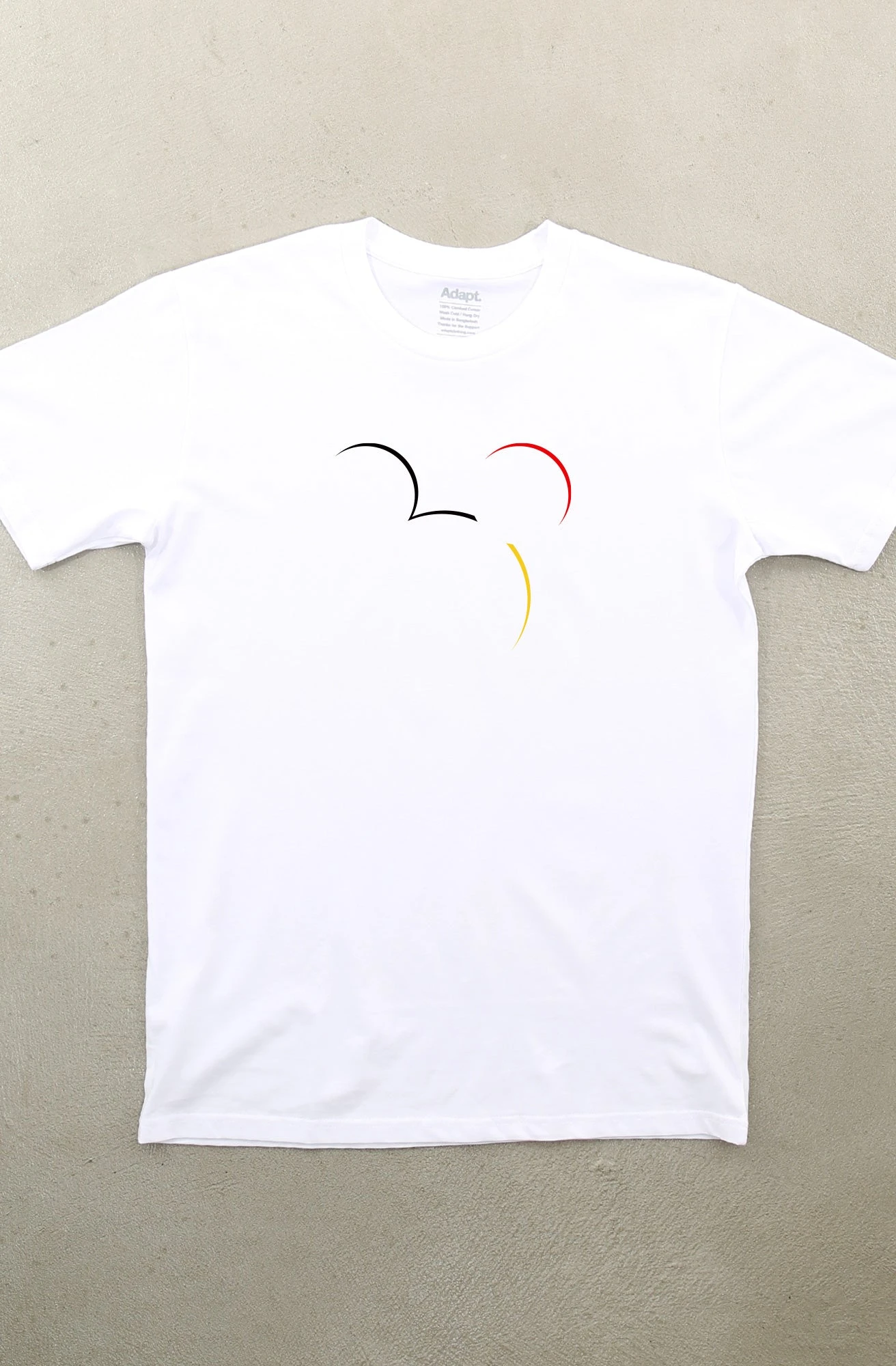 Dot Eclipse (Men's White A1 Tee)(Dot Eclipse Mens White A1 Tee 1) 3 Dot Eclipse (Men's White A1 Tee)(Dot Eclipse Mens White A1 Tee 1)