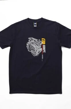 Alphanumeric X Adapt :: ATEC (Men's Midnight Blue Tee)(Alphanumeric X Adapt Atec Mens Navy Tee)