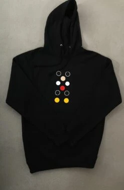 Dot Matrix II (Men's Black Hoody)(Dot Matrix Ii Mens Black Hoody)