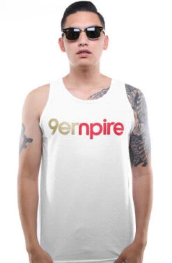 Empire (Men's White Tank)(Empire Mens White Tank)