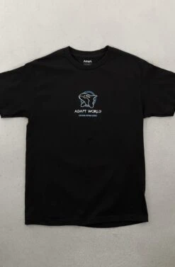 Adapt World (Men's Black Tee)(Adapt World Mens Black Tee 1)