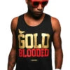Gold Blooded (Men's Black/Red Tank)(Gold Blooded Mens Black Gold Tank) -Adapt Shop Zoom b483ab1e 5dee 438e 8f39 079725a4c7d4