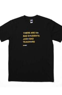 Alphanumeric X Adapt :: Bad Teachers (Men's Black Tee)(Alphanumeric X Adapt Bad Teachers Mens Black Tee)