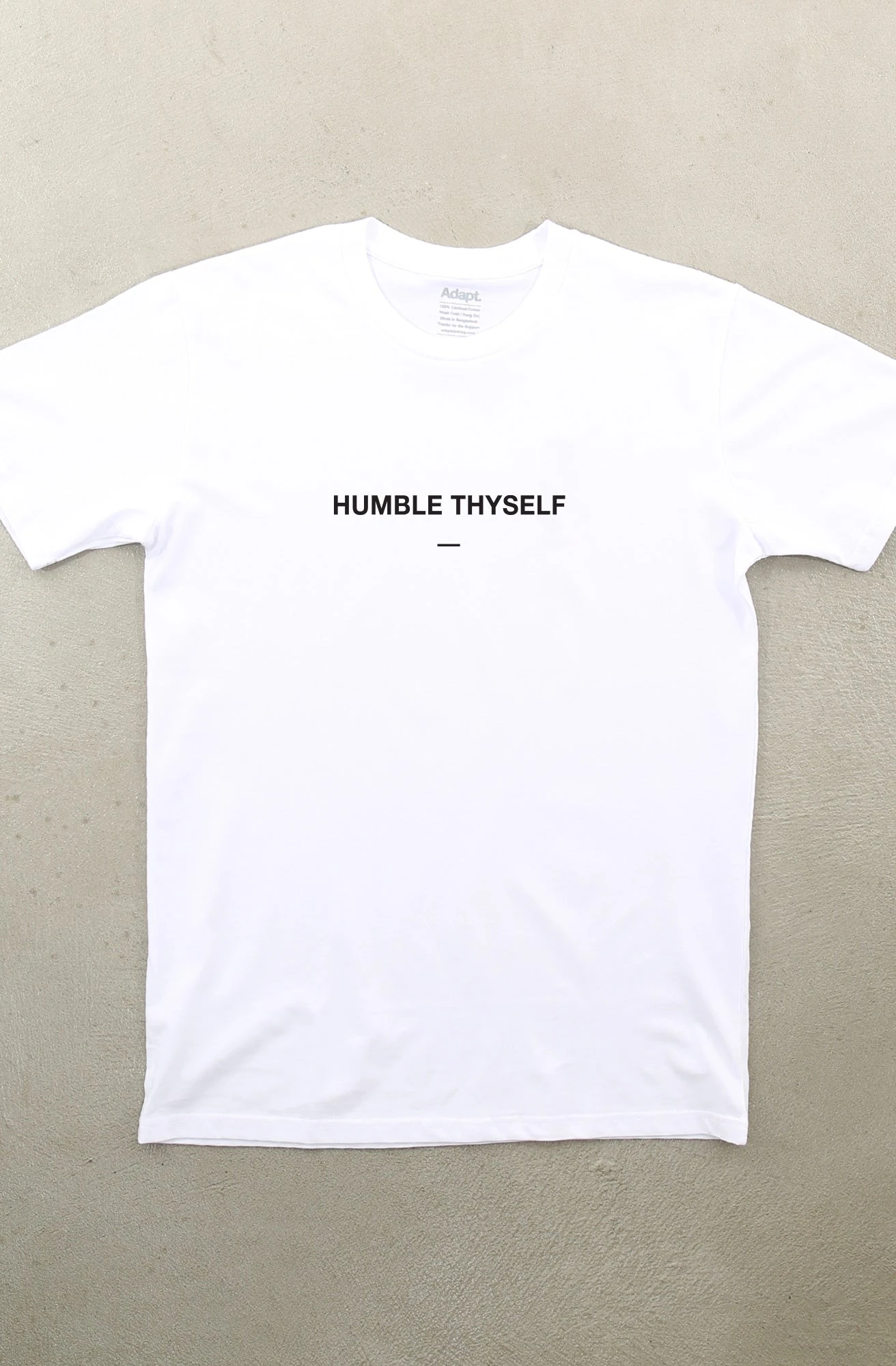 Humble Thyself II (Men's White A1 Tee)(Humble Thyself Ii Mens White A1 Tee 1) 3 Humble Thyself II (Men's White A1 Tee)(Humble Thyself Ii Mens White A1 Tee 1)