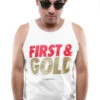 First And Gold (Men's White Tank)(First And Gold Mens White Tank) 1 First And Gold (Men's White Tank)(First And Gold Mens White Tank) -Adapt Shop Zoom de089f31 25bf 4b52 9285 29b2fa576608