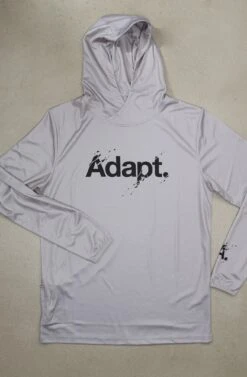 ADVANCE CTA Ether (Men's Silver Hooded Shirt)(Advance Cta Ether Mens Silver Hooded Shirt)