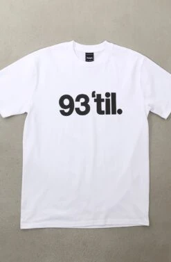 Souls Of Mischief X Adapt :: 93 'til (Men's White Tee)(Souls Of Mischief X Adapt 93 Til Mens White Tee)