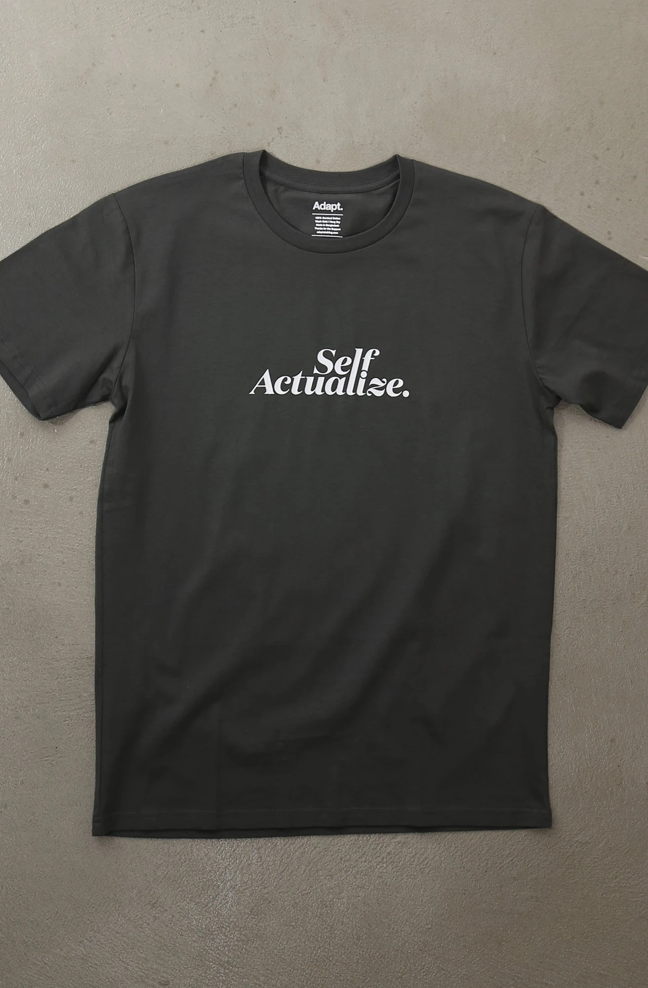 Self Actualize (Men's Charcoal A1 Tee)(Self Actualize Mens Charcoal A1 Tee 1) 3 Self Actualize (Men's Charcoal A1 Tee)(Self Actualize Mens Charcoal A1 Tee 1)