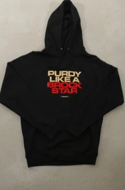 Brockstar (Men's Black Hoody)(Brockstar Mens Black Hoody 1)